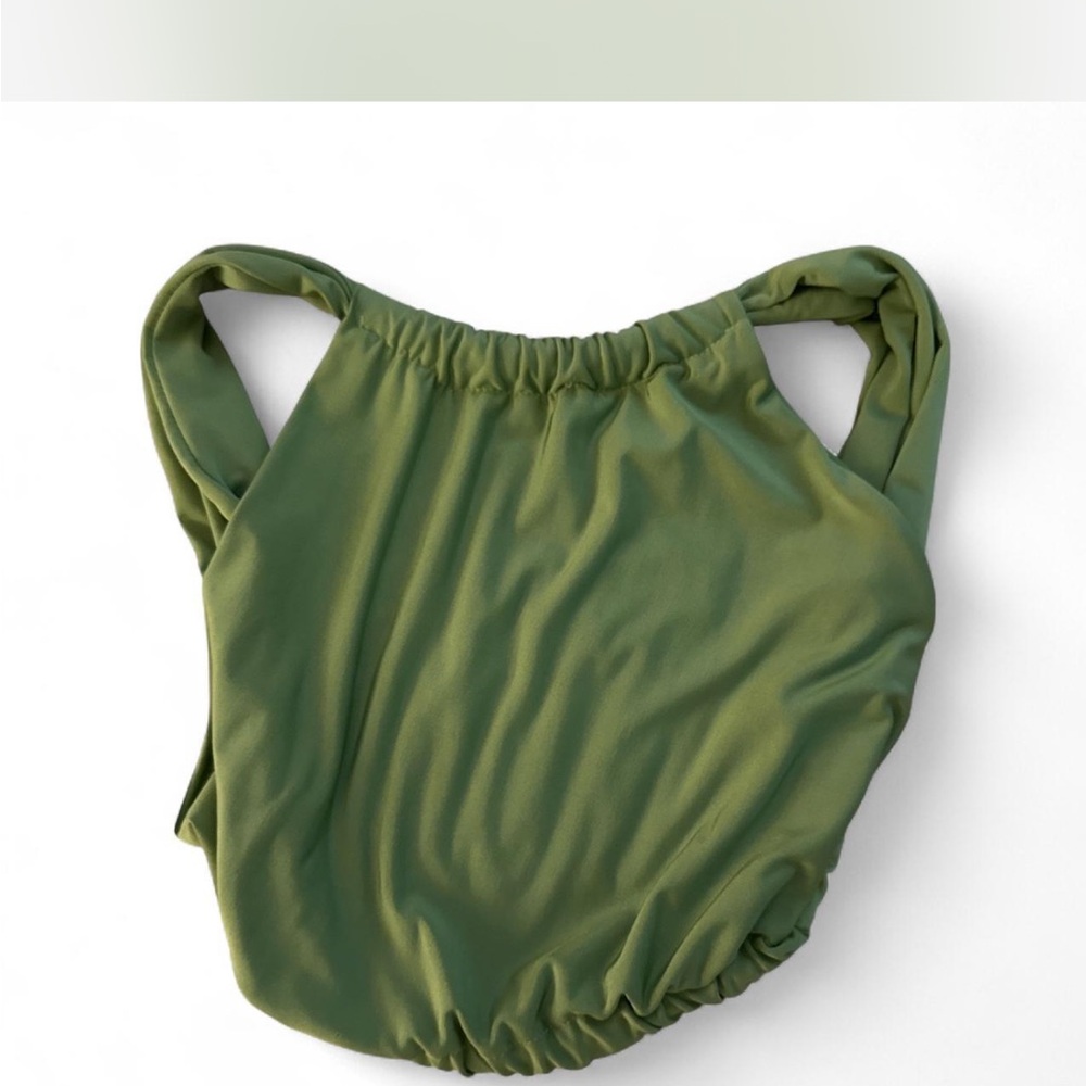 Edge Olive Green Tank Top